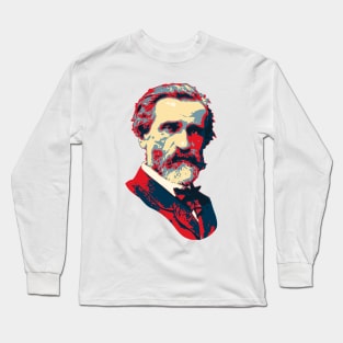 Giuseppe Verdi Pop Art Long Sleeve T-Shirt